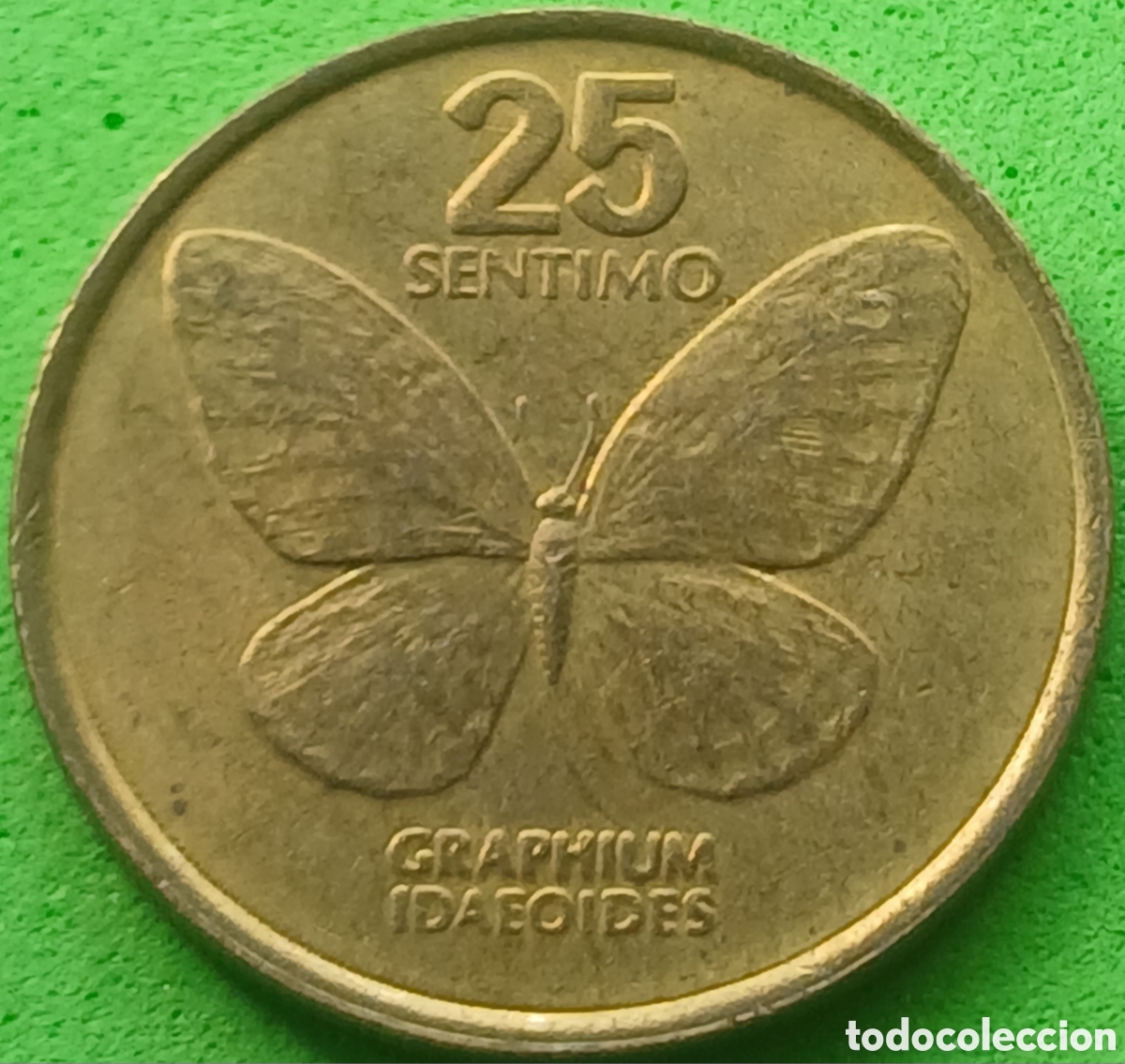 Monedas antiguas de Asia: Filipinas 25 c&eacute;ntimos 1990 km#241.1