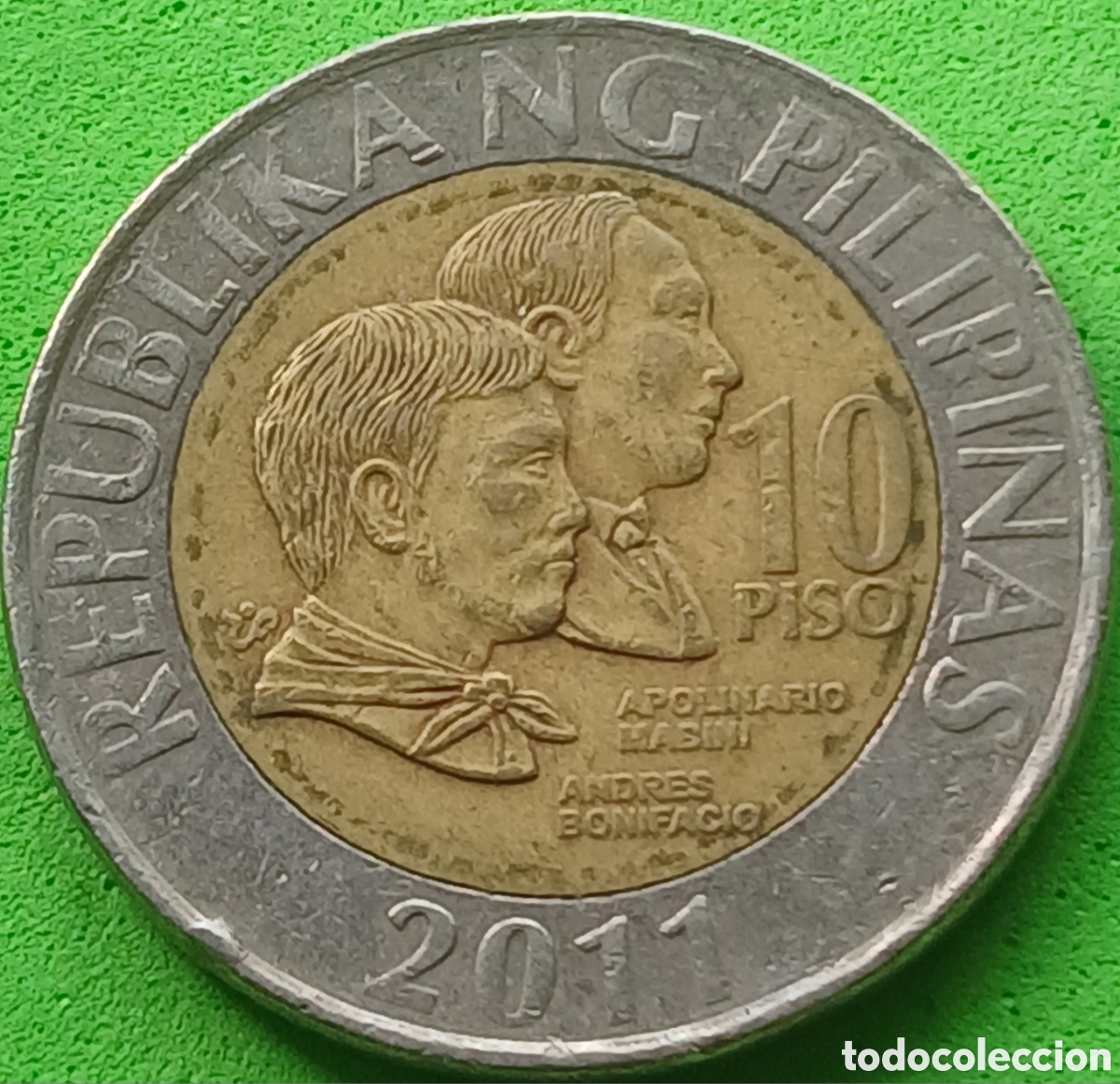 Monedas antiguas de Asia: Filipinas 10 pesos 2011 km#278