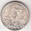 Monedas antiguas de Asia: FILIPINAS - MONEDA DE 20 CENTAVOS DE PLATA DEL A&Ntilde;O 1945 - KM # 182