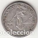 Monedas antiguas de Asia: FILIPINAS - MONEDA DE 20 CENTAVOS DE PLATA DEL A&Ntilde;O 1945 - KM # 170