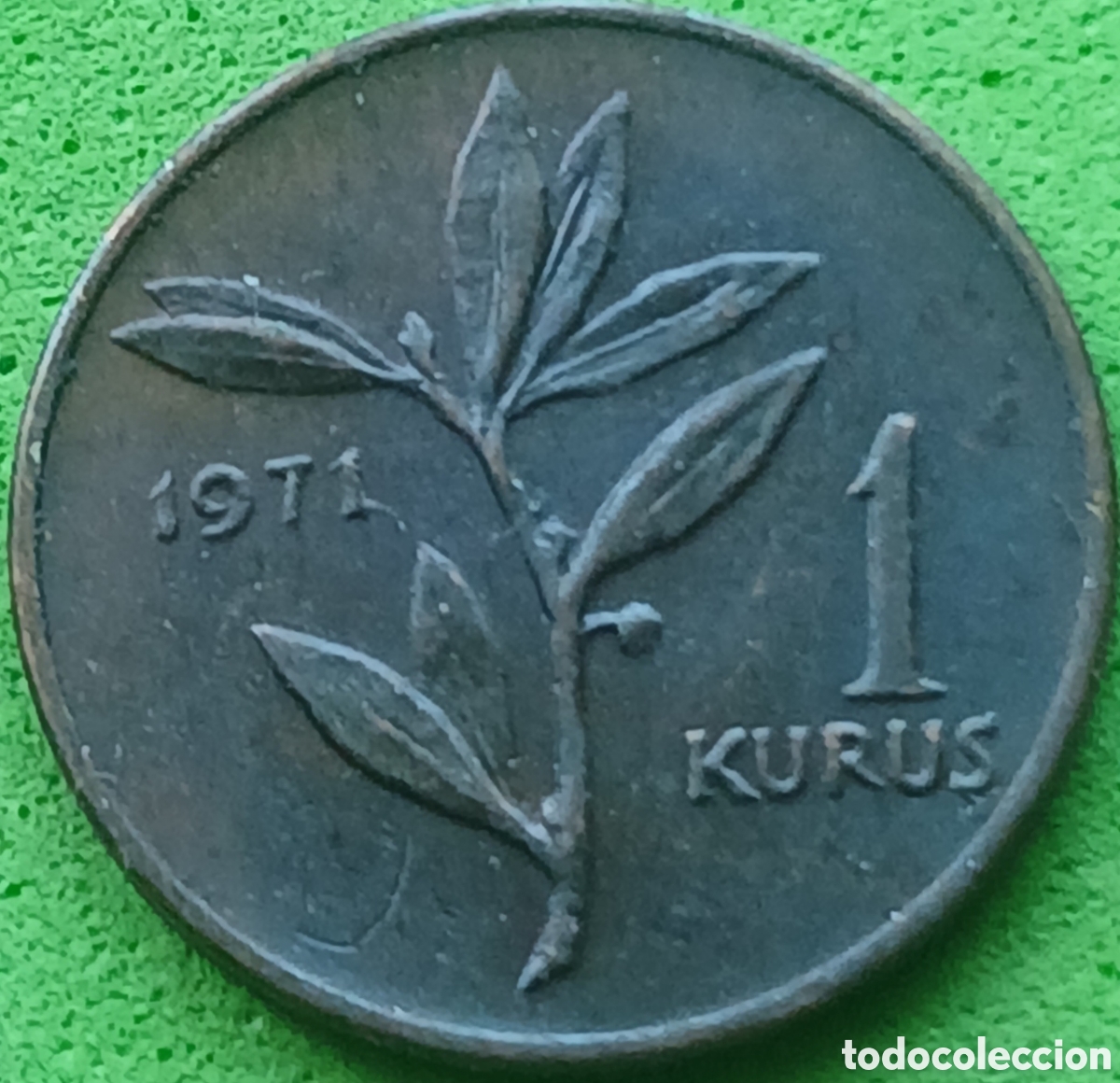 Monedas antiguas de Asia: Turqu&iacute;a 1 kurus 1971 km#895a