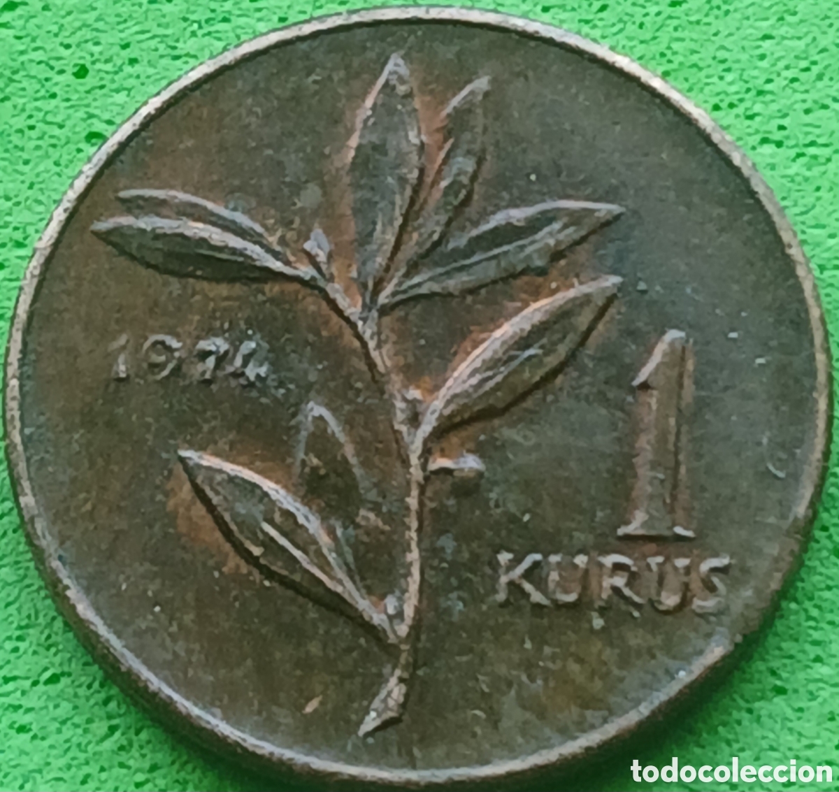 Monedas antiguas de Asia: Turqu&iacute;a 1 kurus 1974 km#895a