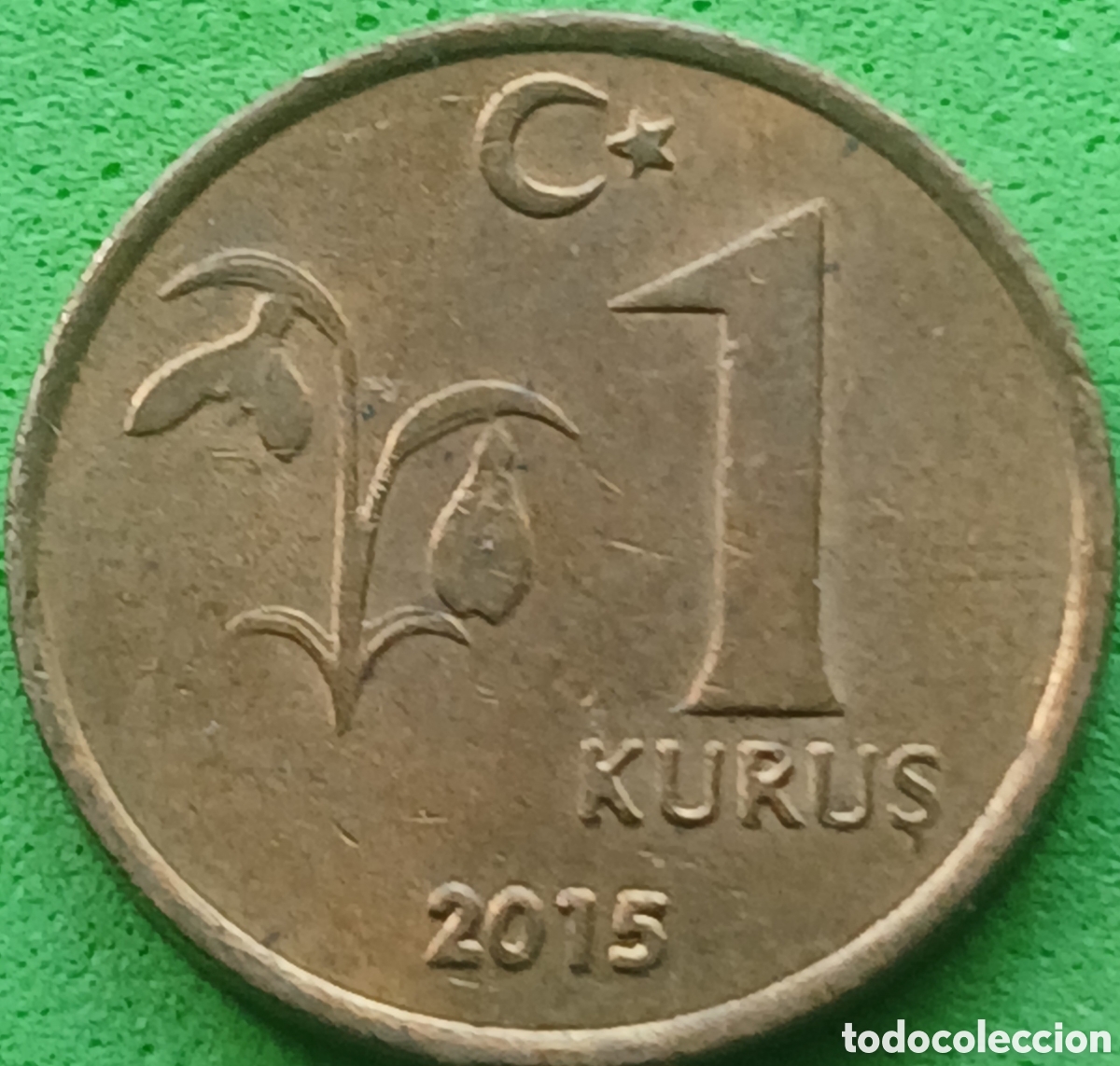 Monedas antiguas de Asia: Turqu&iacute;a 1 kurus 2015 km#1239