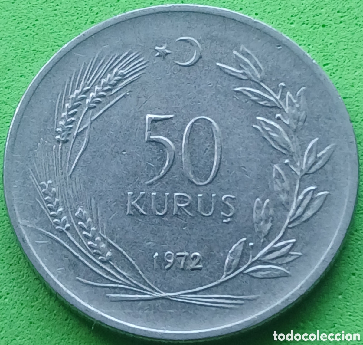 Monedas antiguas de Asia: Turqu&iacute;a 50 kurus 1972 km#899