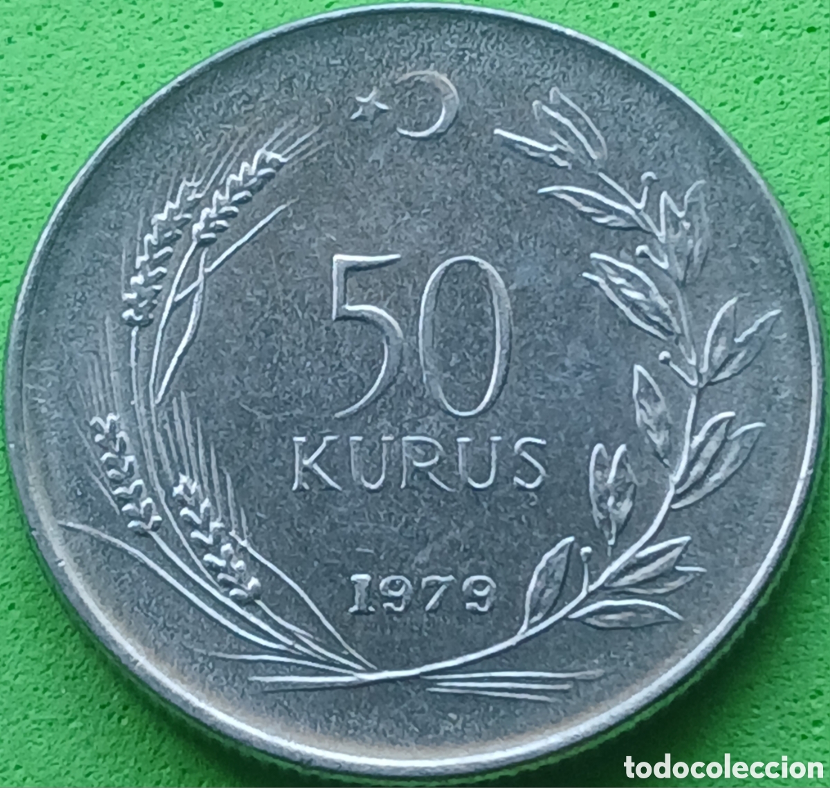 Monedas antiguas de Asia: Turqu&iacute;a 50 kurus 1979 km#899