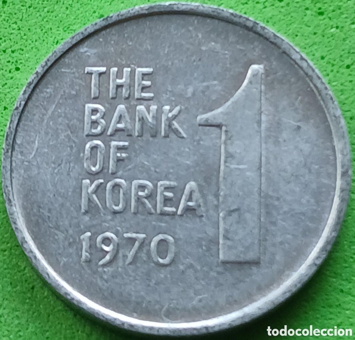 Monedas antiguas de Asia: Corea del Sur 1 won 1970 km#4a - Foto 2