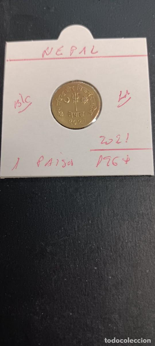 Monedas antiguas de Asia: NEPAL 1 PAISA 1964(2021) BC KM=747 (LAT&Oacute;N)