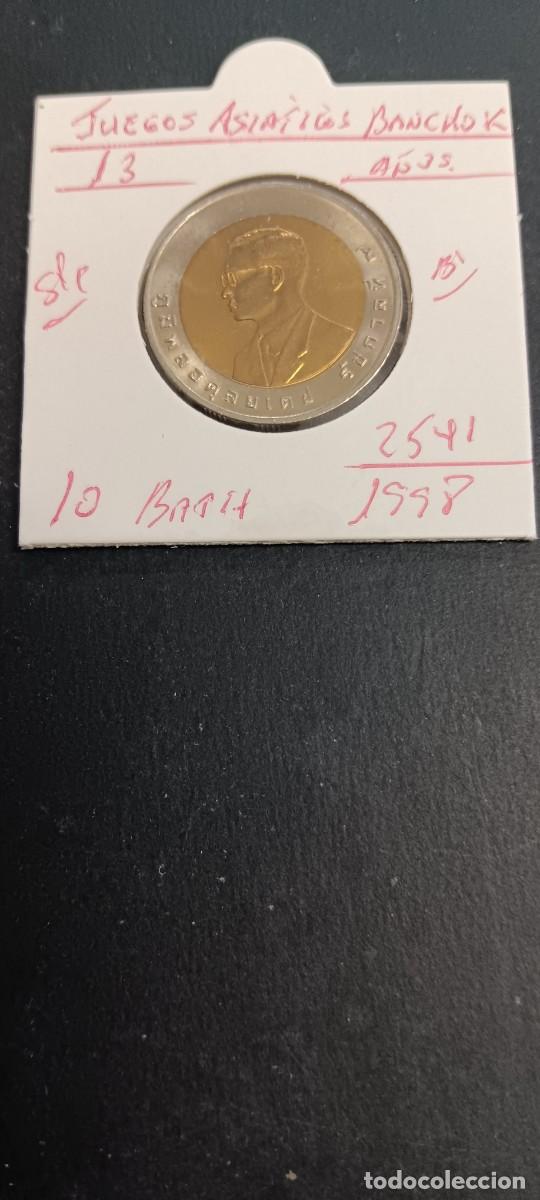 Monedas antiguas de Asia: THAILANDIA 5 BAHT 1998(2541) S/C KM=348 (XIII JUEGOS ASIATICOS-BANCKOK)
