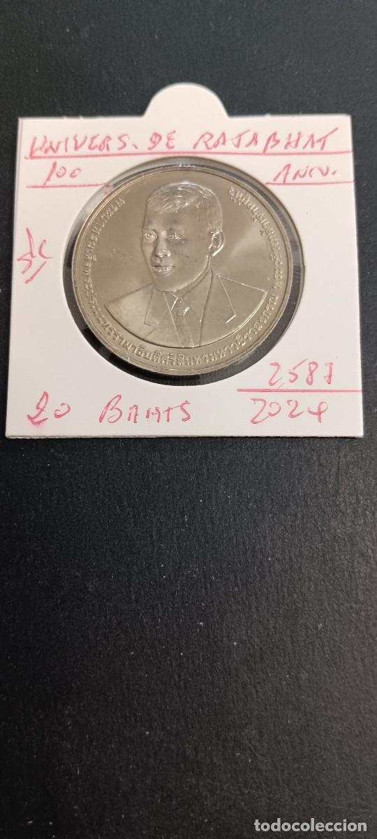 Monedas antiguas de Asia: THAILANDIA 20 BAHT 2024(2567)S/C KM=NEW (100 ANIV. UNIVERSIDAD DE RAJABHAT)