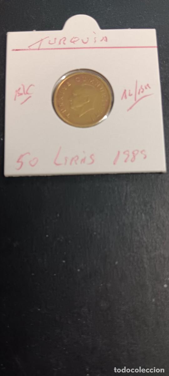Monedas antiguas de Asia: TURQUIA(TURKIA) 50 LIRAS 1989 BC KM=989 (ALUMINIO-BRONCE)