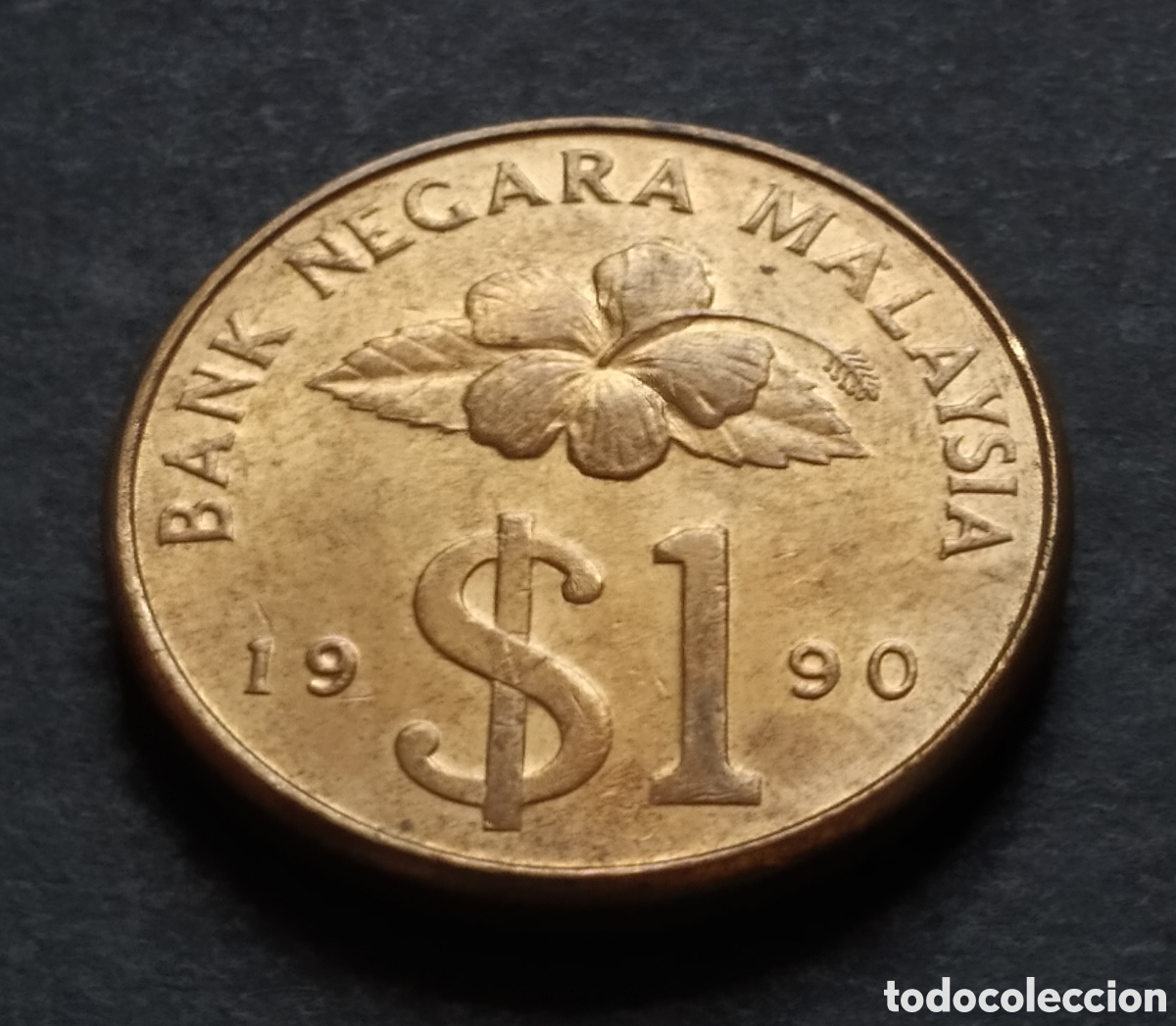 Monedas antiguas de Asia: MONEDA - MALASIA 1 RINGGIT 1990 - Foto 3