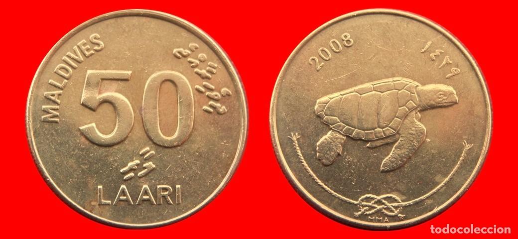 Monedas antiguas de Asia: 50 LAARI 2008 ISLAS MALDIVAS-156195
