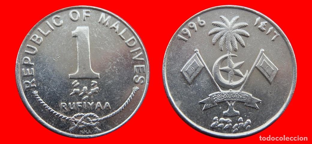 Monedas antiguas de Asia: 1 RUFIYAA 1996 ISLAS MALDIVAS-156197