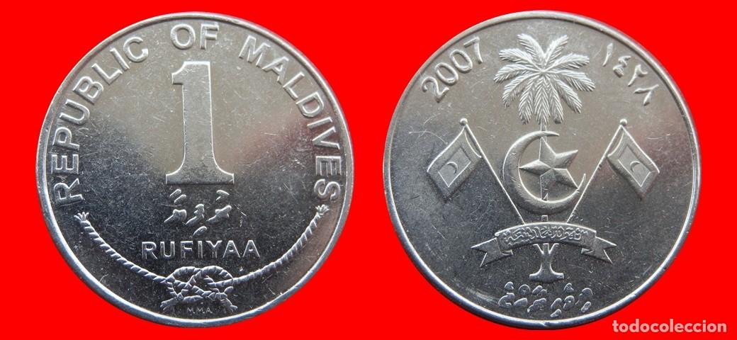 Monedas antiguas de Asia: 1 RUFIYAA 2007 ISLAS MALDIVAS-156198