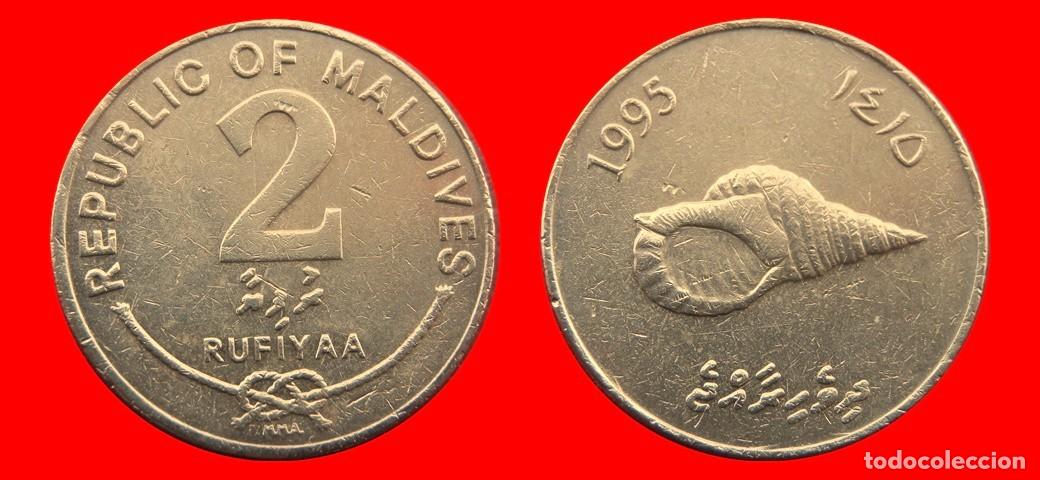Monedas antiguas de Asia: 2 RUFIYAA 1995 ISLAS MALDIVAS-156199