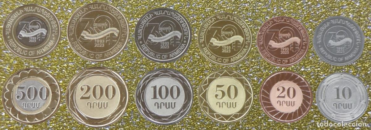 Monedas antiguas de Asia: Armenia Juego De Monedas 2023 Sin Circular