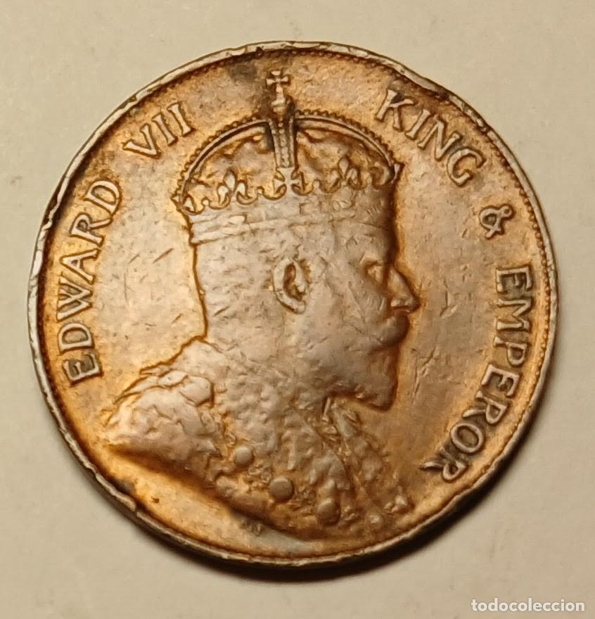 Alte M&uuml;nzen aus Asien: HONG KONG 1 CENTIMO 1902, CON BRILLO ORIGINAL, ENV&Iacute;O CORREO ORDINARIO 1,75 &euro;. CERTIFICADO 5.50