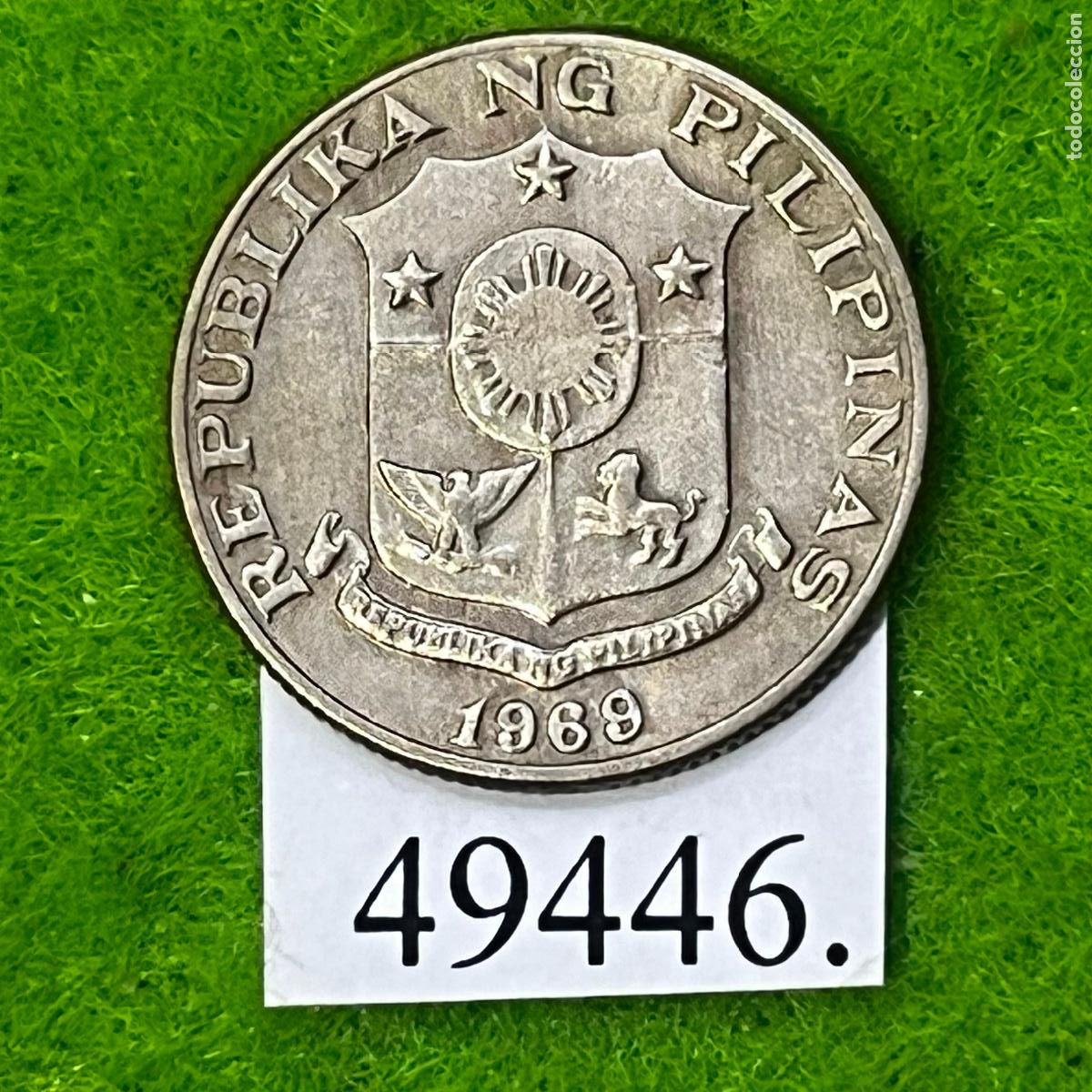 Monedas antiguas de Asia: Filipinas 10 c&eacute;ntimos 1969 - Foto 2