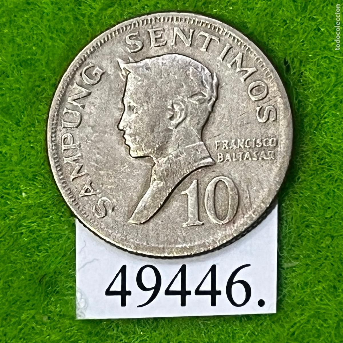 Monedas antiguas de Asia: Filipinas 10 c&eacute;ntimos 1969 - Foto 1
