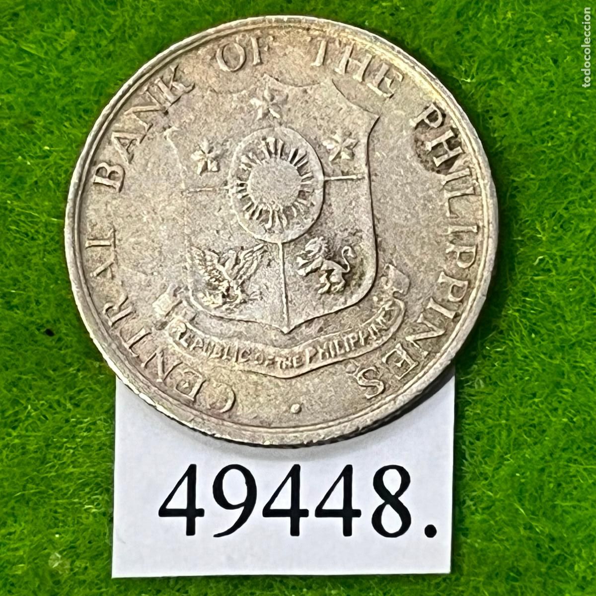 Monedas antiguas de Asia: Filipinas 10 c&eacute;ntimos 1966 - Foto 2