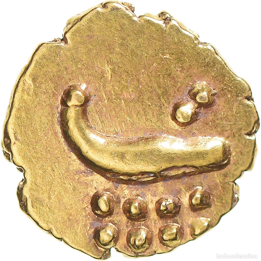 Monedas antiguas de Asia: [#340117] Moneda, India, Fanam, EBC, Oro