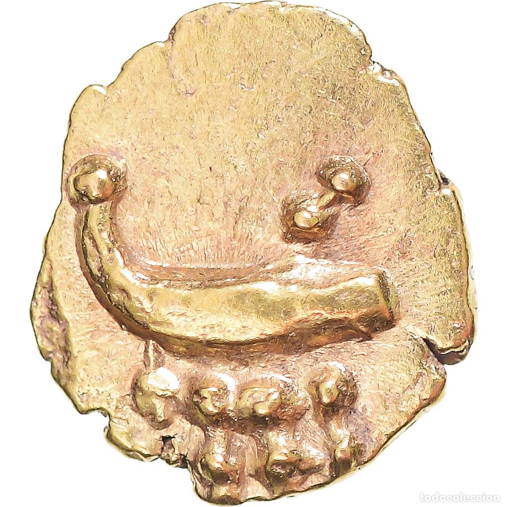 Monedas antiguas de Asia: [#1069995] Moneda, India, Fanam, EBC, Oro