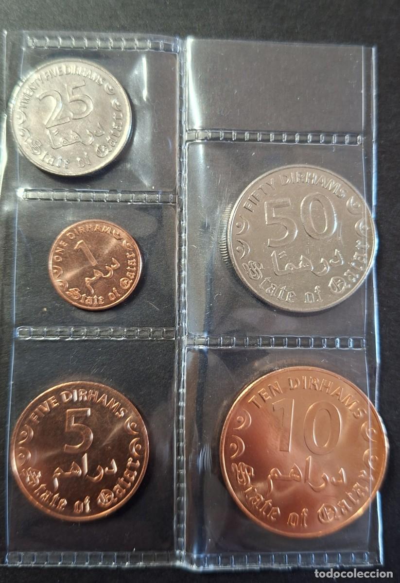 Monedas antiguas de Asia: QATAR CATAR Conjunto 1, 5, 10, 25 y 50 Dirhams 2016 KM 80-84 SC