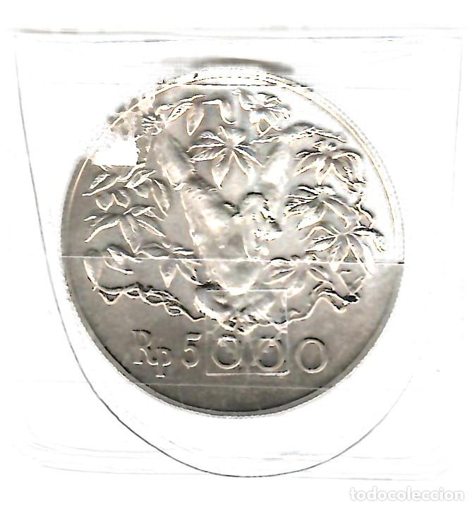 Old Coins of Asia: MONEDA 5000 RUPIAS INDONESIA 1974