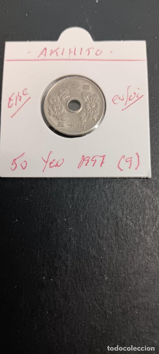 Monedas antiguas de Asia: JAP&Oacute;N 50 YEN 1997 (A&Ntilde;O 9) EBC KM=101.2 (CUPRONIQUEL) AKIHITO