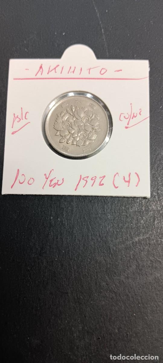 Monedas antiguas de Asia: JAP&Oacute;N 100 YEN 1992 (A&Ntilde;O 4) BC KM=98.2 (CUPRONIQUEL) AKIHITO