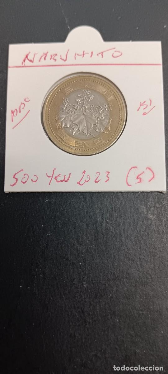 Monedas antiguas de Asia: JAP&Oacute;N 500 YEN 2023 (A&Ntilde;O 5) MBC KM=NEW (NIQUEL-LAT&Oacute;N) NARUIHITO