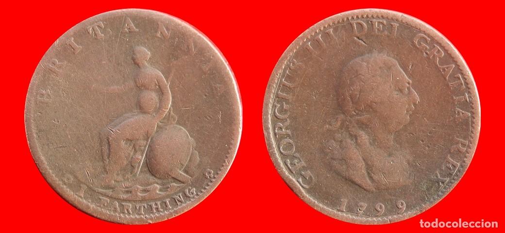 Monedas antiguas de Asia: 1 FARTHING 1799 INGLATERRA REINO UNIDO-156523