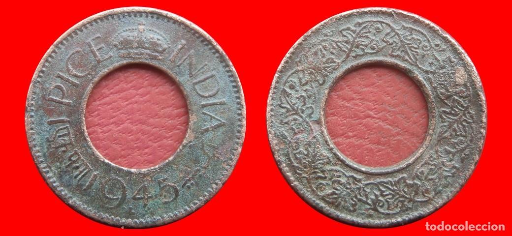 Monedas antiguas de Asia: 1 PICE 1945 INDIA BRITANICA-156528