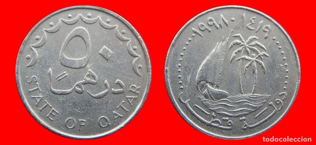 Monedas antiguas de Asia: 50 DIRHAMS 1998 QATAR-156542 - Foto 1