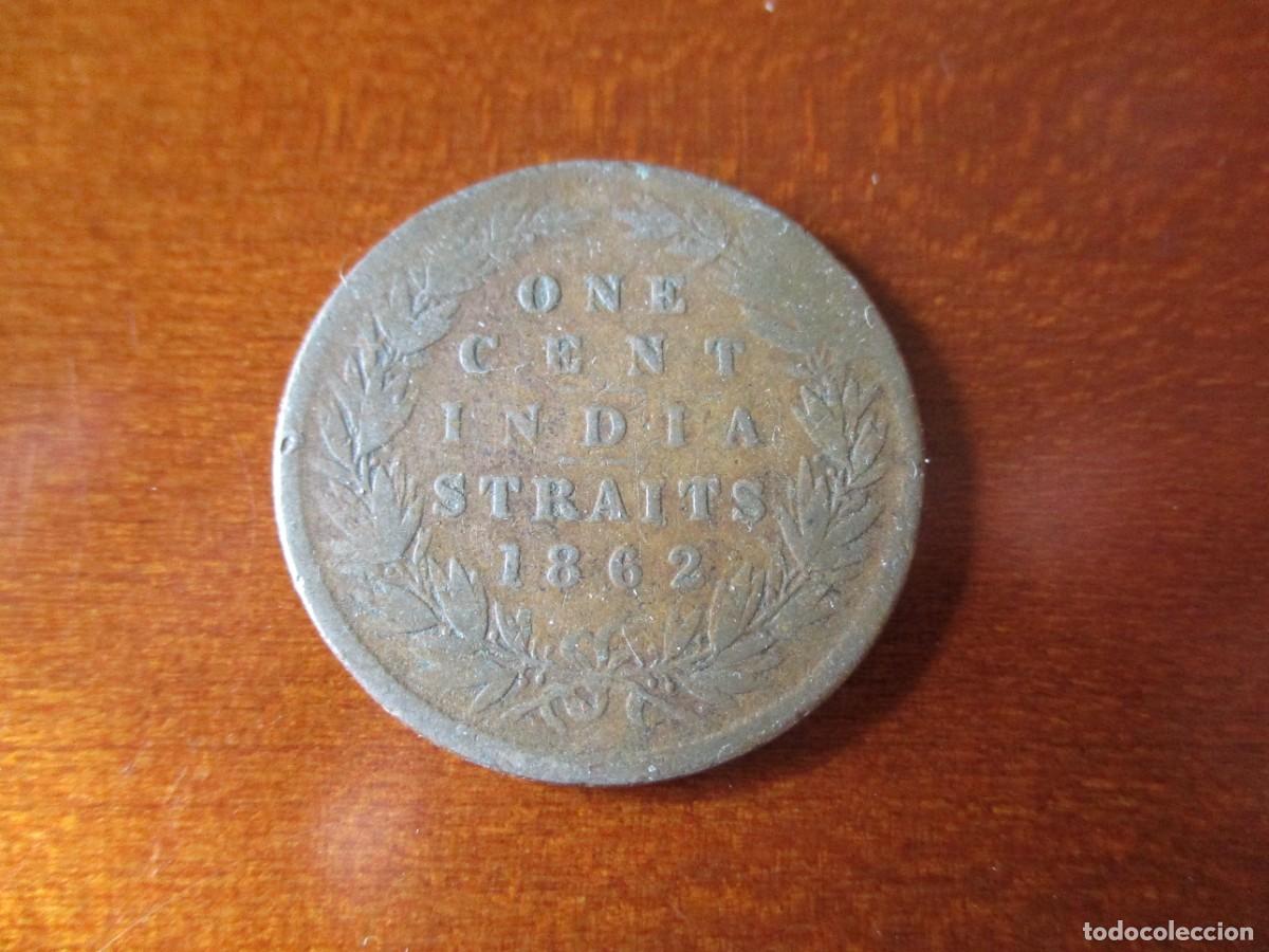 Monedas antiguas de Asia: STRAITS SETTLEMENTS - 1 CENT 1862 - Foto 1