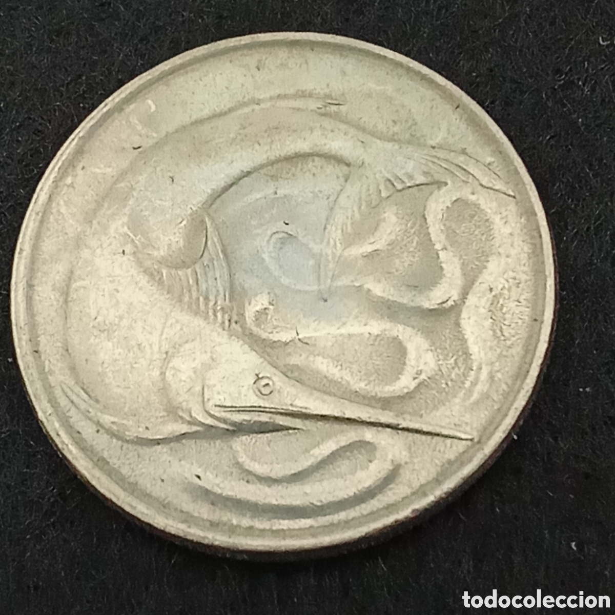 Monedas antiguas de Asia: Singapur 20 cents a&ntilde;o 1979