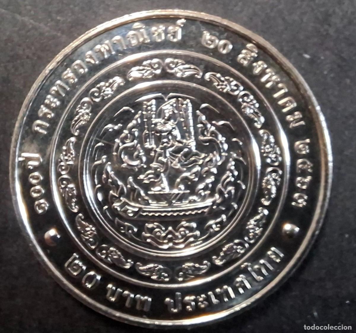 Monedas antiguas de Asia: TAILANDIA 20 Baths 2020 COMMEMORATIVA - Foto 2