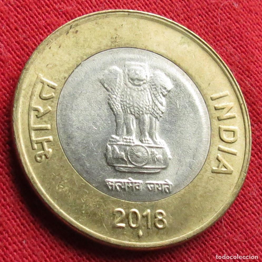 Monedas antiguas de Asia: India 10 rupees 2018 - Foto 2