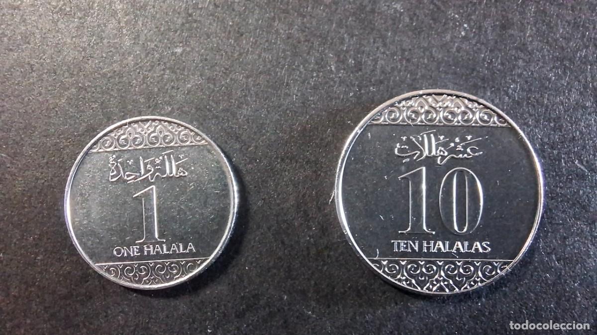 Monnaies anciennes d'Asie: ARABIA SAUD&Iacute; 1 y 10 Halalas 2016 KM 73,75