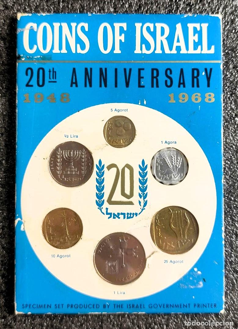 Monete antiche di Asia: SET ISRAEL 1968 &ndash; 20&ordm; ANIVERSARIO (6 MONEDAS) &ndash; SPECIMEN &ndash; COMPLETO Lote 10002