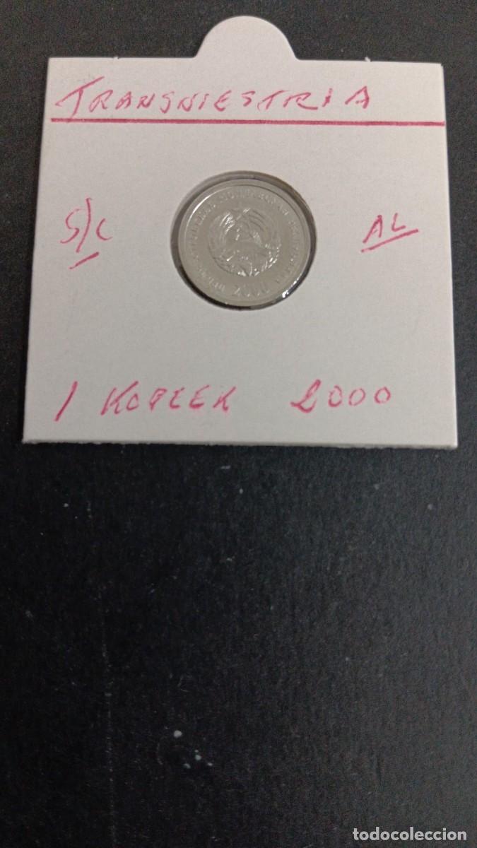 Moedas antigas da &Aacute;sia: TRASNISTRIA 1 KOPEEK 2000 S/C KM=1