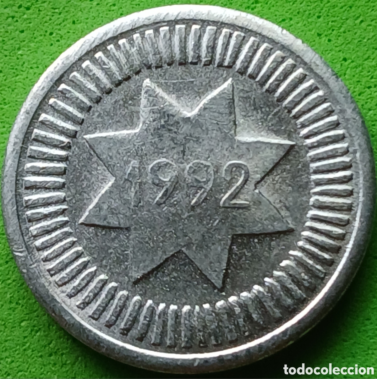Moedas antigas da &Aacute;sia: Azerbaiy&aacute;n 10 qəpik 1992 km#2