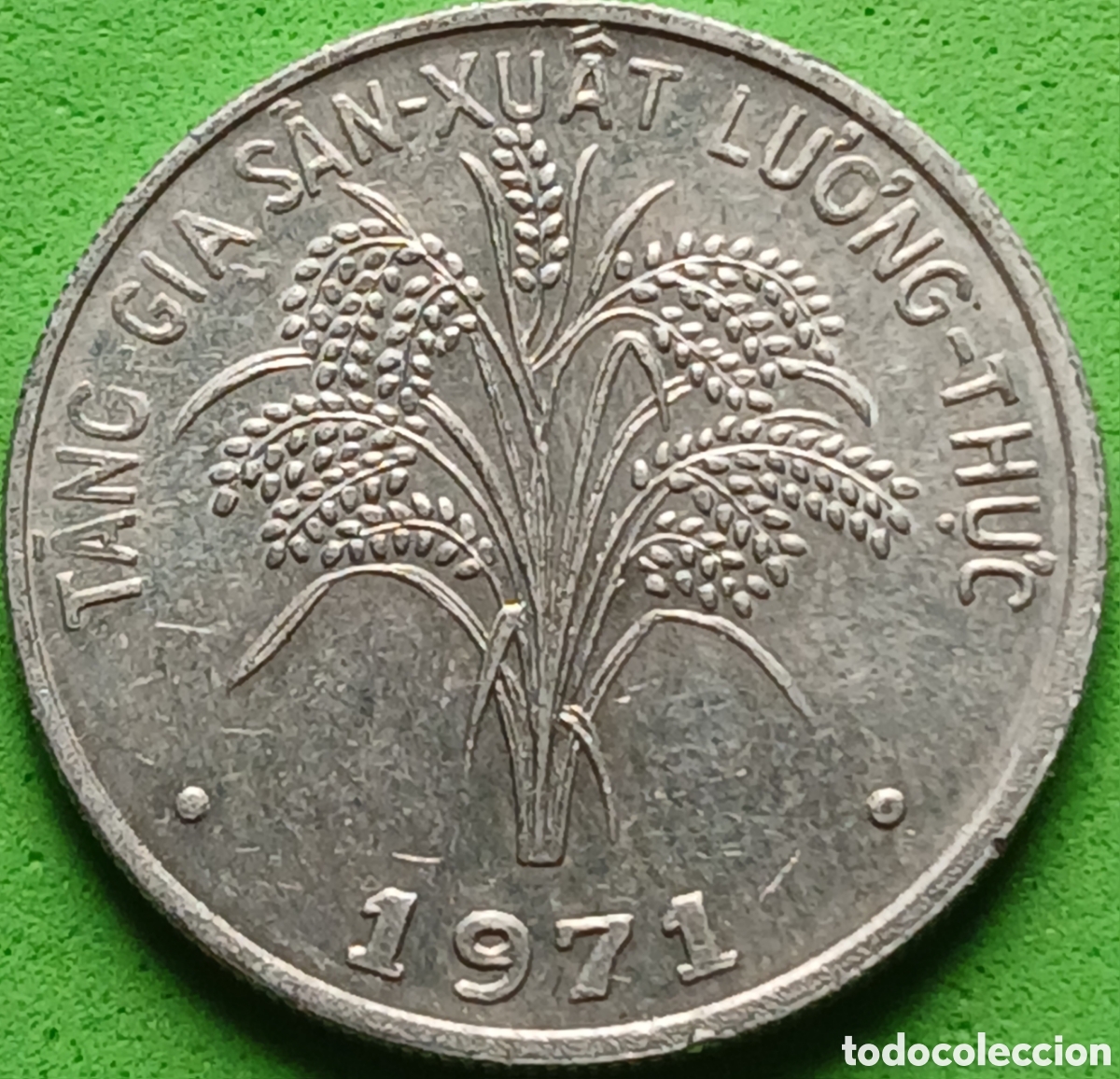 Alte M&uuml;nzen aus Asien: Vietnam 1 dong 1971 km#7a
