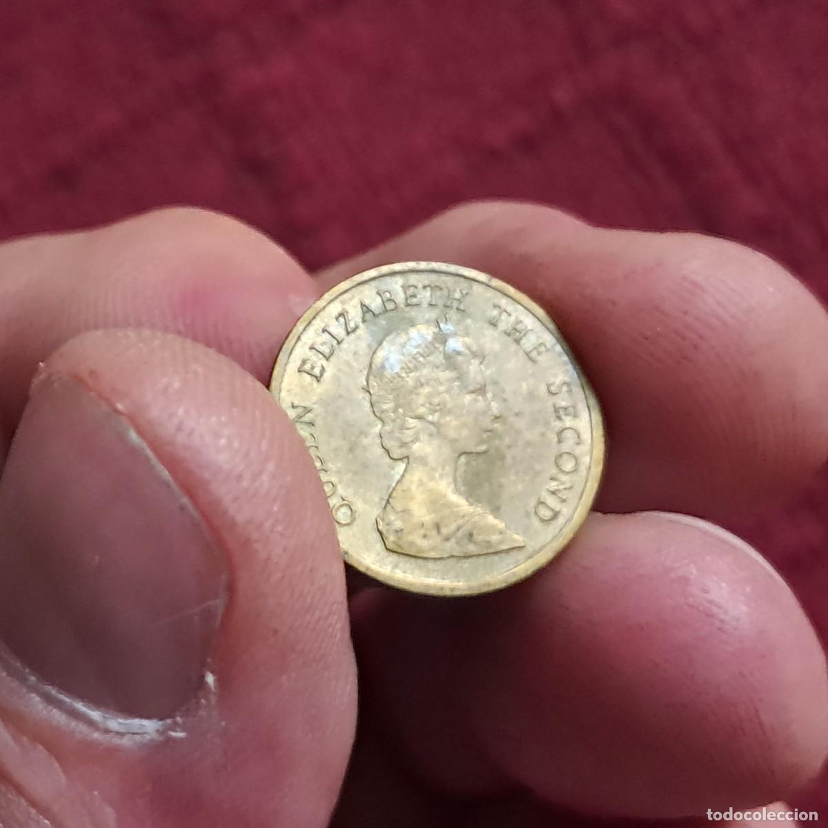 Moedas antigas da &Aacute;sia: MONEDA DE HONG KONG 10 CENTS 1982, F - Elizabeth II (2&ordm; retrato) KM# 49.