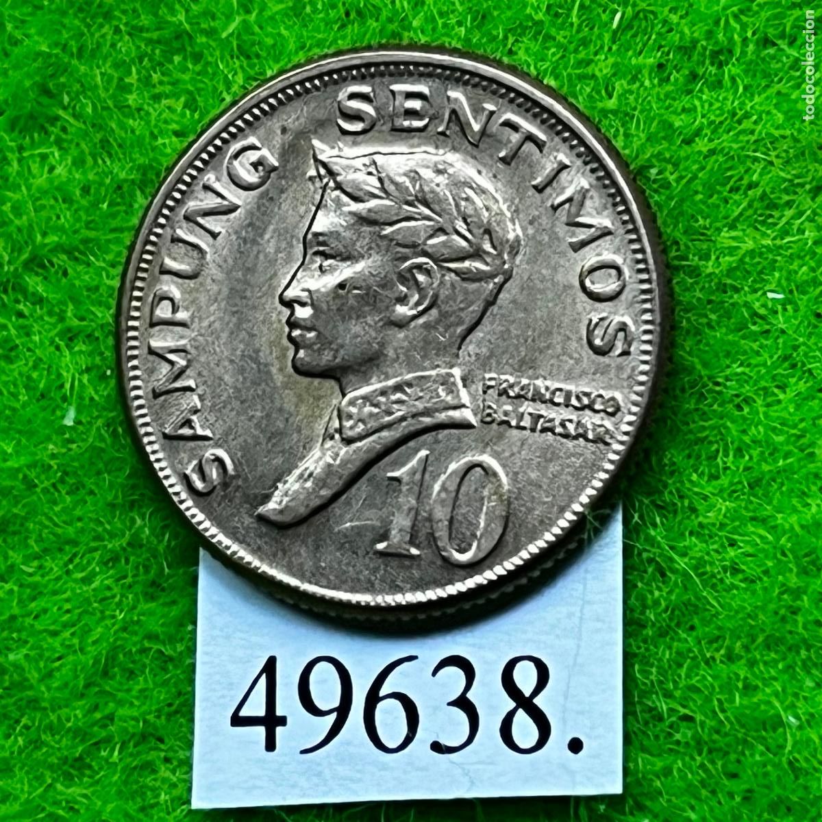 Moedas antigas da &Aacute;sia: Filipinas 10 c&eacute;ntimos 1972, Francisco Baltasar