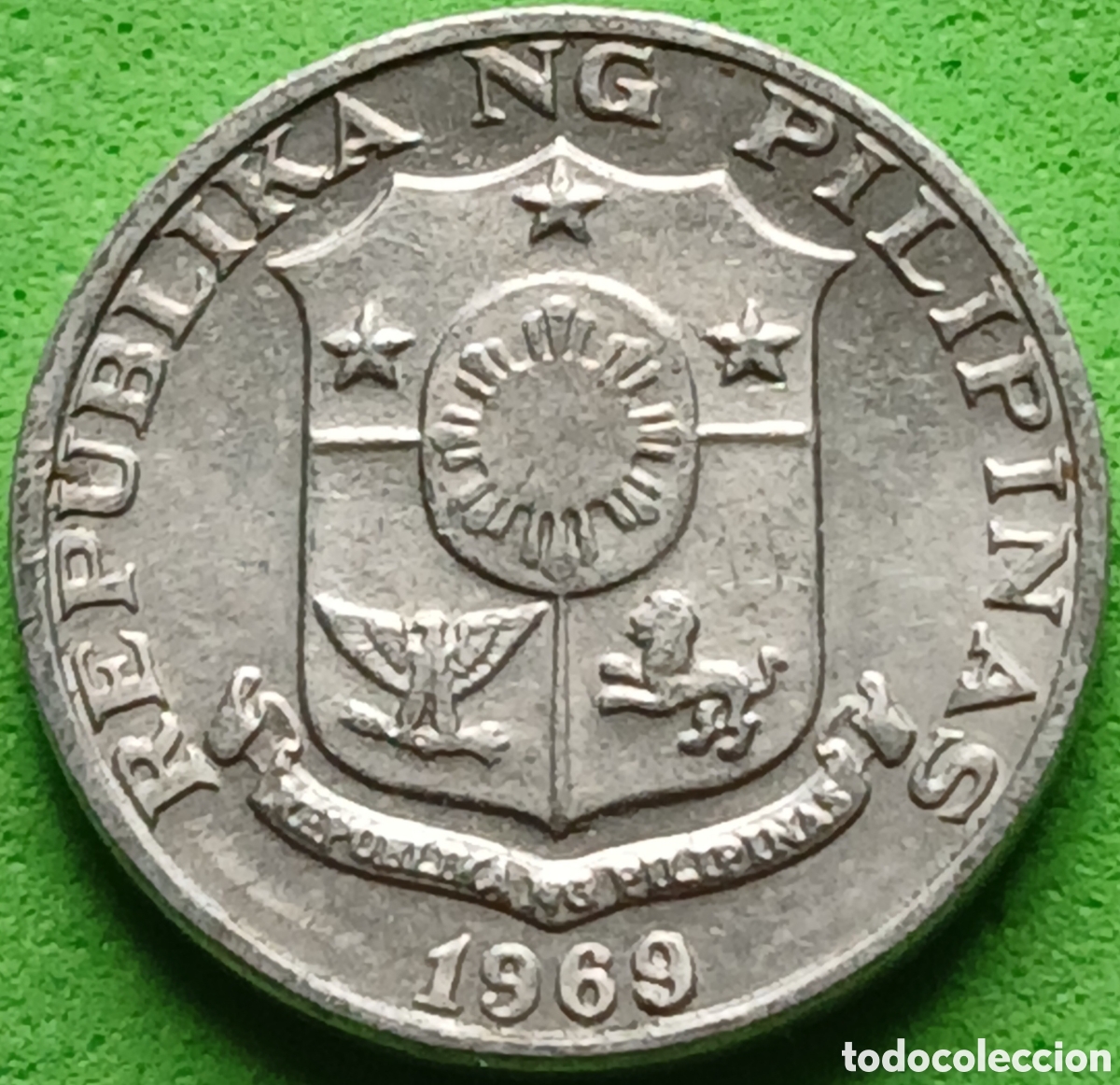 Monedas antiguas de Asia: Filipinas 1 c&eacute;ntimo 1969 km#196 - Foto 2