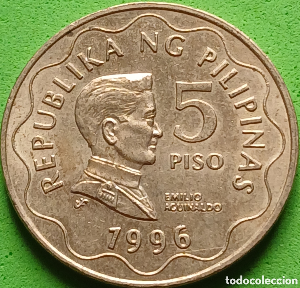 Monete antiche di Asia: Filipinas 5 pesos 1996 km#272