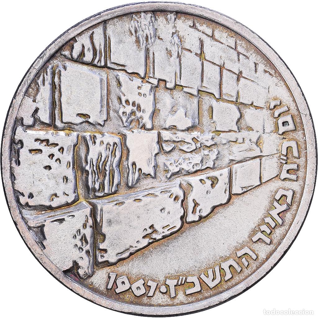 Monedas antiguas de Asia: [#1547679] Israel, 10 Lirot, Six-Day War, 1967, Bern, Plata, EBC+, KM:49