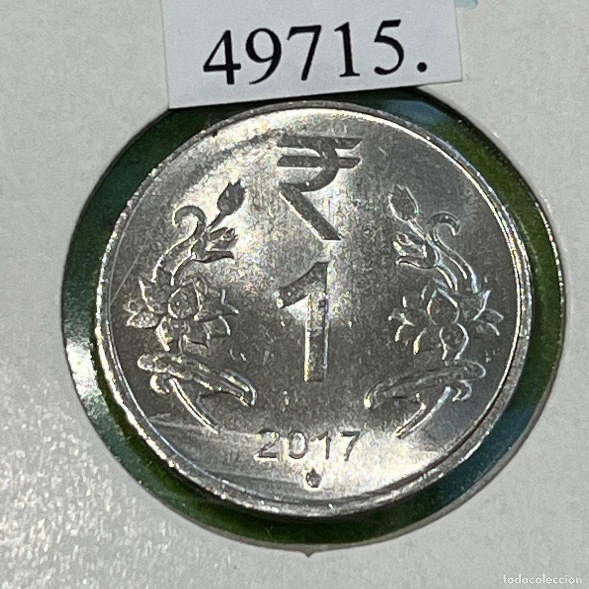 Monedas antiguas de Asia: India 1 rupia, 2017 Bombay - Foto 2