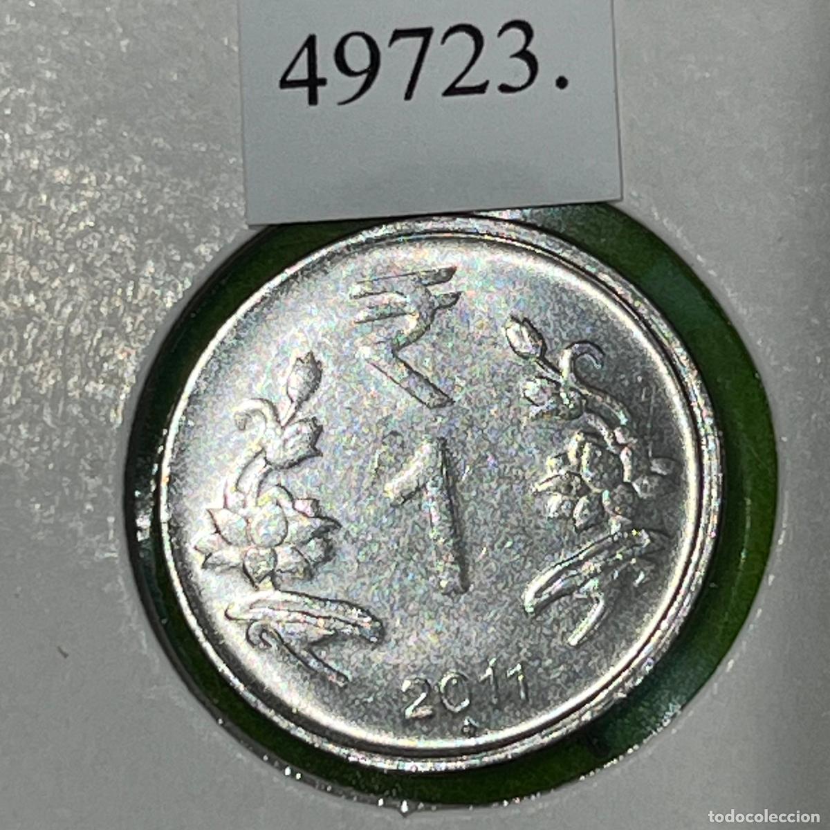 Alte M&uuml;nzen aus Asien: India 1 rupia, 2011 Bombay